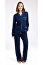 Women'S, Shirt Collar, Exclusive, Modal, (with Sleep Socks as a Gift) Pajama Set