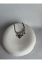 Silver Color Zircon Stone Lion Figured Charm Bracelet - 4