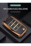 Kia Compatible Rio, Picanto, Sportege, Ceed, Optima, Sorento, Stinger, Cerato, Forte Gold Edge Tpu Key Case Cover (Black) - 5