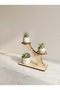 Wooden Decorative 3-Piece Cobalt in Stand Desktop Modern Mini Flower Pot Succulent Air Plant Stand - 5