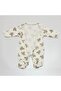 Baby Boy Jumpsuit with Booties and Snap Fasteners – 100% Cotton - 4