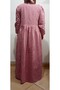 Pink and Grey Floral Prayer Dress - 7