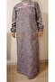 Pink and Grey Floral Prayer Dress - 7