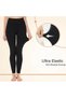 Plush-Lined Winter Thermal Warm Women's Plush Leggings Black - 7