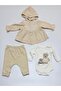 Baby Girl 3-Piece Set - 100% Cotton - 2