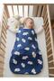 Newborn Baby Organic Soft Sleeping Lamb Swaddle Sleeping Bag 0-6 Months - with Bib Gift - 3