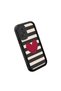 Xiaomi Redmi Note 11 Pro Compatible Black Silicone Heart Pattern Lens Protection Shock Absorbing Flexible Case - 3