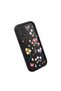 Xiaomi Redmi Note 11 Pro Compatible Black Silicone Flower Pattern Lens Protection Shock Absorption Flexible Case - 3