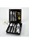 36 Piece Cutlery Set for 6 People with Knife, Drop Model 18/0 Quality (Boxed-Knife Is Simple)