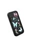 Realme C20/C20A Compatible Black Silicone Lens Protection Shock Absorption Flexible Case Butterfly Pattern - 3