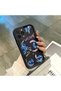 iPhone 14 Pro Compatible Black Silicone Stitch Pattern Lens Protection Shock Absorbing Flexible Case