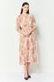 Women Floral Print Midi Dress, Multicolor