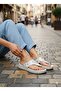 Noble 2010 Zenne White Leather Slippers