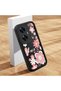 Realme C55 Compatible Black Silicone Lens Protection Shock Absorption Flexible Case Floral Butterfly Pattern - 2