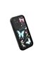 Xiaomi Redmi 10 2022 Compatible Black Silicone Lens Protection Shock Absorption Flexible Case Butterfly Pattern - 3