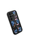 Samsung Galaxy S25 Ultra Compatible Black Silicone Stitch Pattern Lens Protection Shock Absorbing Flexible Case - 3