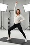 Women's Casual Yogo Gym Fitness Bottom Top Leggings Set