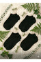 4-Piece Luxury Cotton Booties Socks - Anti-Sweat Daily Comfort