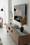 Ekol Series Faux Leather Runner & Console / 25X130Cm - Water Green - 3