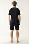 Pure Comfort Cotton Men's Shorts Set Black - 4
