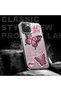 iPhone 15 Plus/14 Plus Compatible Colorful Silver Matte Glossy Surface Impact Protection Case with Butterfly Pattern - 7