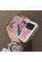 Samsung Galaxy A23 Compatible Colorful Silver Matte Glossy Surface Impact Protection Case with Butterfly Pattern - 3