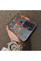 Samsung Galaxy S23 Fe Compatible Matte Glossy Surface Impact Protection Colorful Silver Case Graffiti - 4