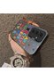 Samsung Galaxy S24 Plus Compatible Matte Glossy Surface Impact Protection Colorful Silver Case Graffiti - 4
