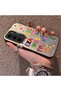 Samsung Galaxy S23 Compatible Matte Glossy Surface Impact Protection Colorful Silver Case Graffiti - 3