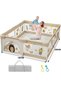 200*180cm Family Paradise Baby Playpen with Mat - Baby and Toddler Fence Baby Fence Play Area - 2
