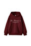 San Francisco 1990 Printed Oversized Unisex Burgundy Hoodie