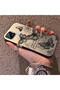 Realme C21 Compatible Colorful Silver Matte Glossy Surface Impact Protection Case with Butterfly Pattern - 2