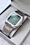 Men's Wristwatch Silver Color Steel Band 2 Years Warranty Gift Box and Bracelet as Gift.Hmf4 - 2
