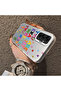 Samsung Galaxy A15 Compatible Matte Glossy Surface Impact Protection Colorful Silver Case Graffiti - 4