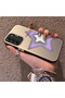 Samsung Galaxy S21 Fe 5g Compatible Star Pattern Matte Glossy Surface Impact Protection Colorful Silver Case - 3