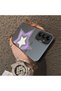 Samsung Galaxy A05S Compatible Star Pattern Matte Glossy Surface Impact Protection Colorful Silver Case - 3