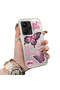 Redmi Note 13 Pro Plus+ 5g Compatible Colorful Silver Matte Glossy Surface Impact Protection Case Butterfly Pattern