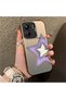 Xiaomi Redmi 13C Compatible Star Pattern Matte Glossy Surface Impact Protection Colorful Silver Case - 4