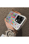 Xiaomi Poco M6 Pro 4g Compatible Matte Glossy Surface Impact Protection Colorful Silver Case Graffiti - 4