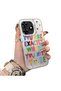 Tecno Spark 10 Pro Compatible Matte Glossy Surface Impact Protection Colorful Silver Case Graffiti - 2