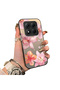 Xiaomi Poco X7 5g Compatible Floral Pattern Matte Glossy Surface Impact Protection Colorful Silver Case - 2