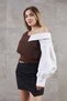 Single Sleeve Knitwear Single Sleeve Shirt Sweater - 2