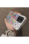 Xiaomi Poco C65 Compatible Matte Glossy Surface Impact Protection Colorful Silver Case Graffiti - 4