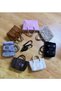 Mini Size Women's Column Strap Furry Plush Crossbody Bag - 4