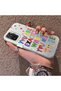 Xiaomi Redmi Note 10S Compatible Matte Shiny Surface Impact Protection Colorful Silver Case Graffiti - 4