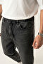 Men's Relaxed Fit Baggy Jean Trousers 30075 - Anthracite - 5