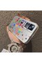 Xiaomi Mi 12t Compatible Matte Shiny Surface Impact Protection Colorful Silver Case Graffiti - 4