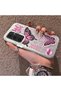 Samsung Galaxy S24 Plus Compatible Colorful Silver Matte Glossy Surface Impact Protection Case with Butterfly Pattern - 2