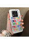 Xiaomi Poco X7 5g Compatible Matte Glossy Surface Impact Protection Colorful Silver Case Graffiti