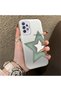 Samsung Galaxy A72 Compatible Star Pattern Matte Glossy Surface Impact Protection Colorful Silver Case - 4